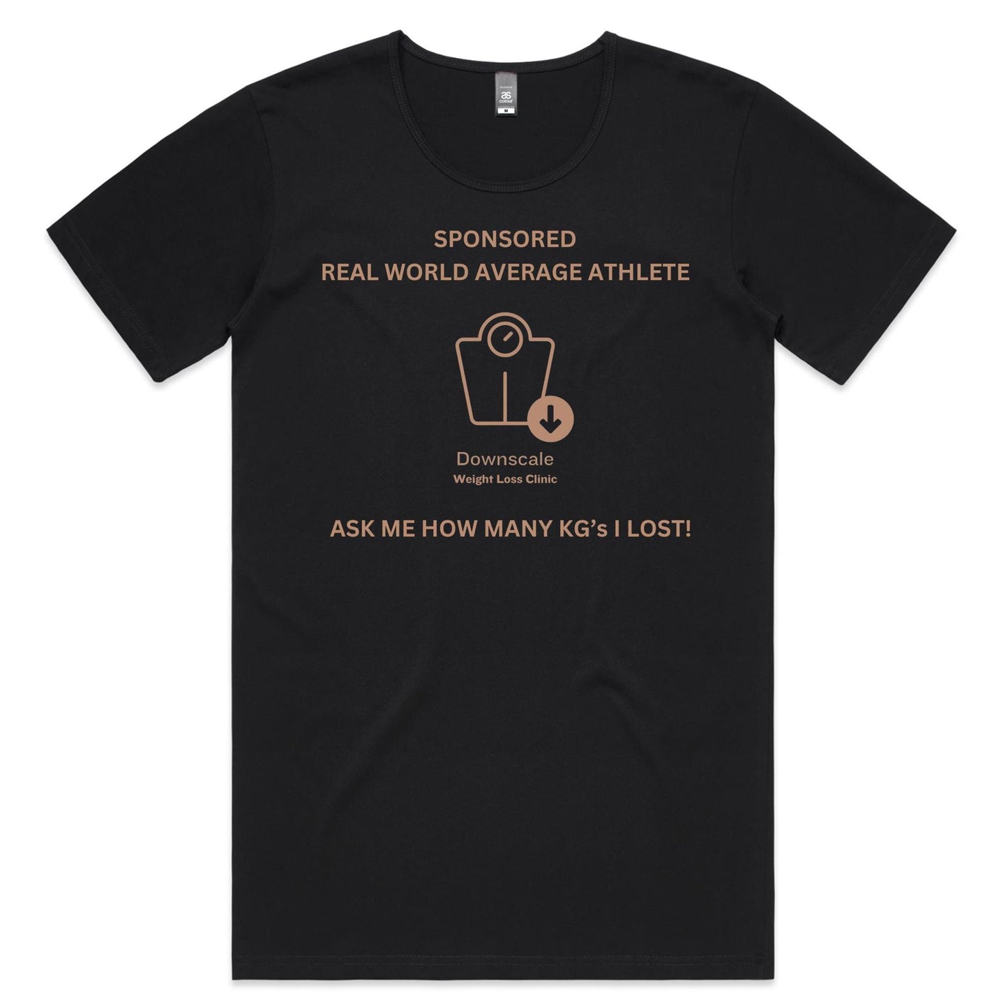 AS Colour Shadow - Mens Scoop Neck T-Shirt - Downscale & Healthcare from Anywhere Online Shop