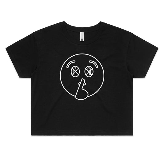 SHH - AS Colour - Women's Crop Tee - Downscale & Healthcare from Anywhere Online Shop