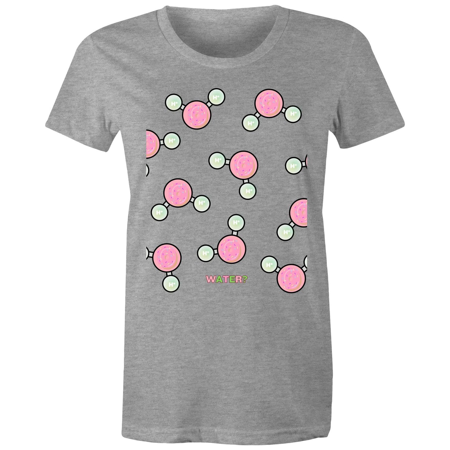 WATER OR DONUT? AS Colour - Women's Maple Tee - Downscale & Healthcare from Anywhere Online Shop