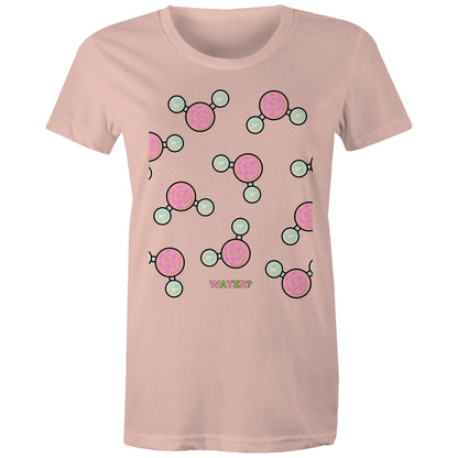 WATER OR DONUT? AS Colour - Women's Maple Tee - Downscale & Healthcare from Anywhere Online Shop