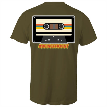 Retro #beinefficient cassette - Dance baby - AS Colour Staple - Mens T-Shirt