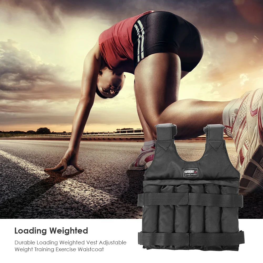 NNEOBA Adjustable Weighted Vest for Fitness Training-2