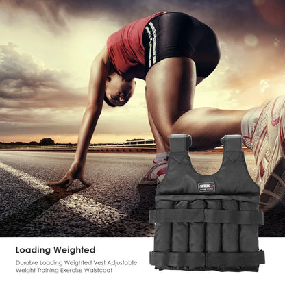 NNEOBA Adjustable Weighted Vest for Fitness Training-2