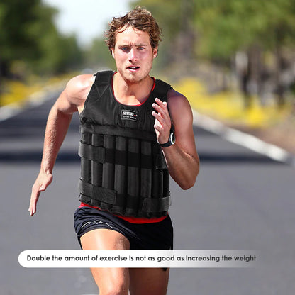 NNEOBA Adjustable Weighted Vest for Fitness Training-1