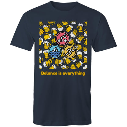 TRIATHLETE - BALANCE IS EVERYTHING - AS Colour Staple - Mens T-Shirt - Downscale & Healthcare from Anywhere Online Shop