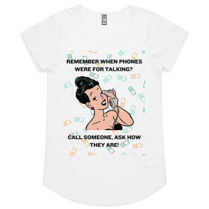 CALL SOMEONE - AS Colour Mali - Womens Scoop Neck T-Shirt - Downscale & Healthcare from Anywhere Online Shop