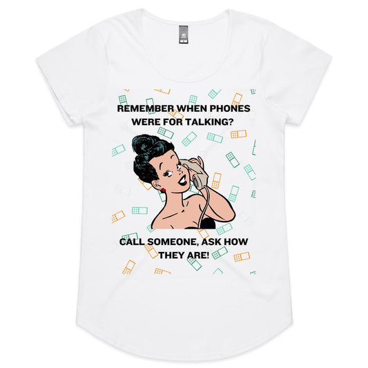 CALL SOMEONE - AS Colour Mali - Womens Scoop Neck T-Shirt - Downscale & Healthcare from Anywhere Online Shop