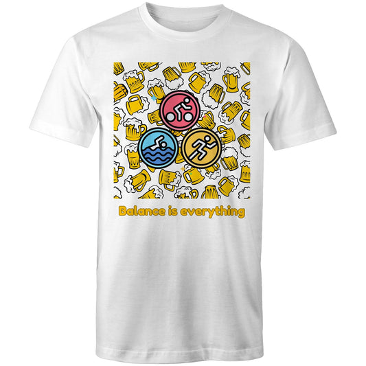 TRIATHLETE - BALANCE IS EVERYTHING - AS Colour Staple - Mens T-Shirt - Downscale & Healthcare from Anywhere Online Shop