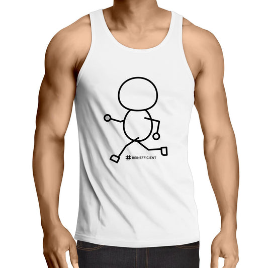 Why do I run? AS Colour Lowdown - Mens Singlet Top - Downscale & Healthcare from Anywhere Online Shop