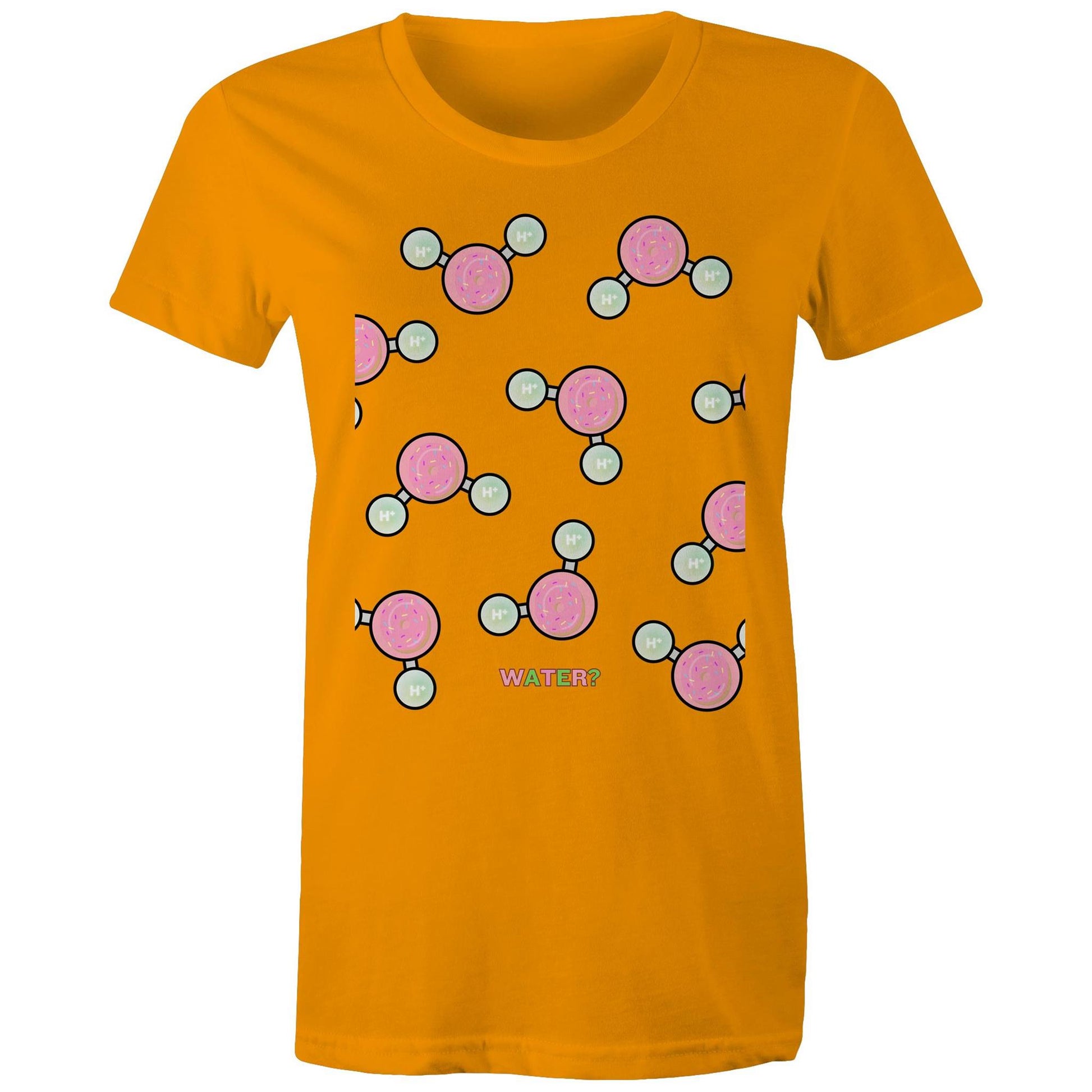 WATER OR DONUT? AS Colour - Women's Maple Tee - Downscale & Healthcare from Anywhere Online Shop