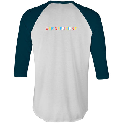 LOVE MAGNET - AS Colour Raglan - 3/4 Sleeve T-Shirt