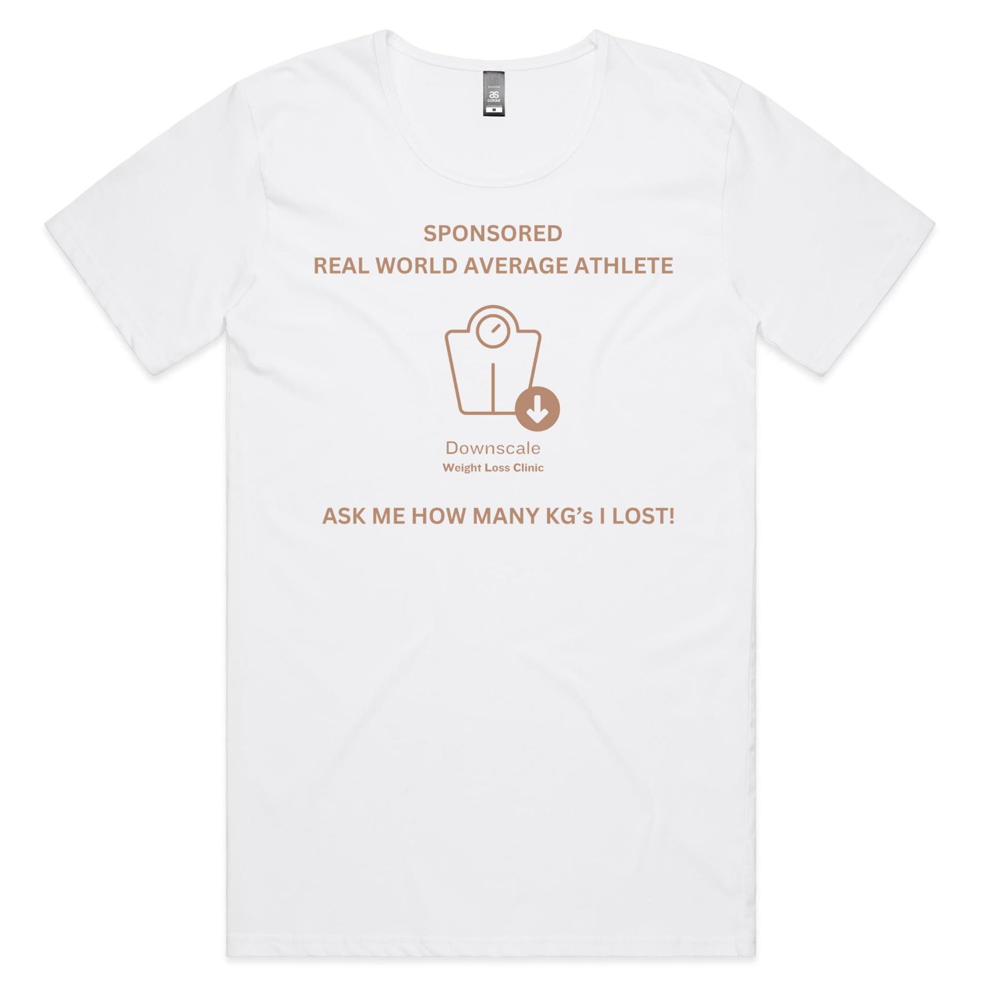 AS Colour Shadow - Mens Scoop Neck T-Shirt - Downscale & Healthcare from Anywhere Online Shop