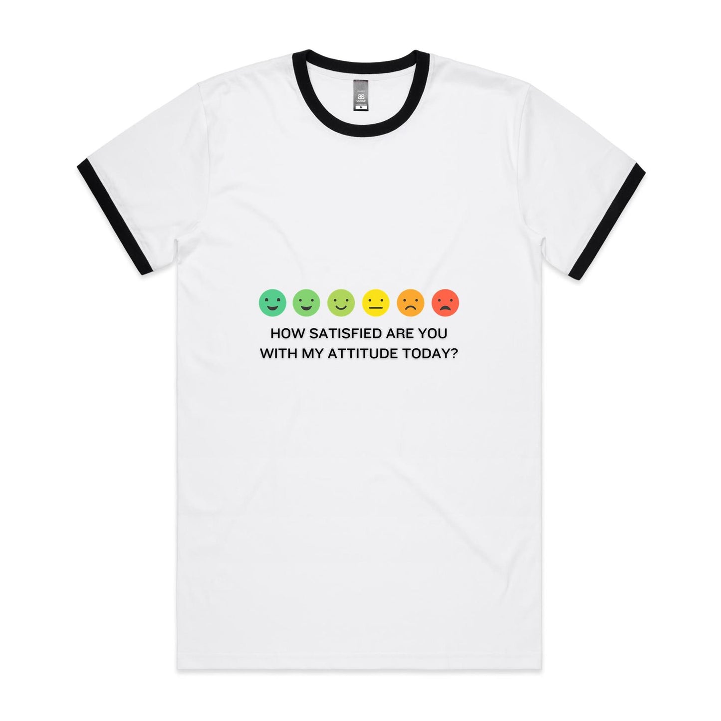SATISFACTION LEVEL - AS Colour Staple Ringer Tee - Downscale & Healthcare from Anywhere Online Shop