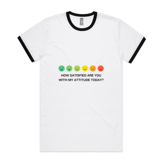 SATISFACTION LEVEL - AS Colour Staple Ringer Tee - Downscale & Healthcare from Anywhere Online Shop