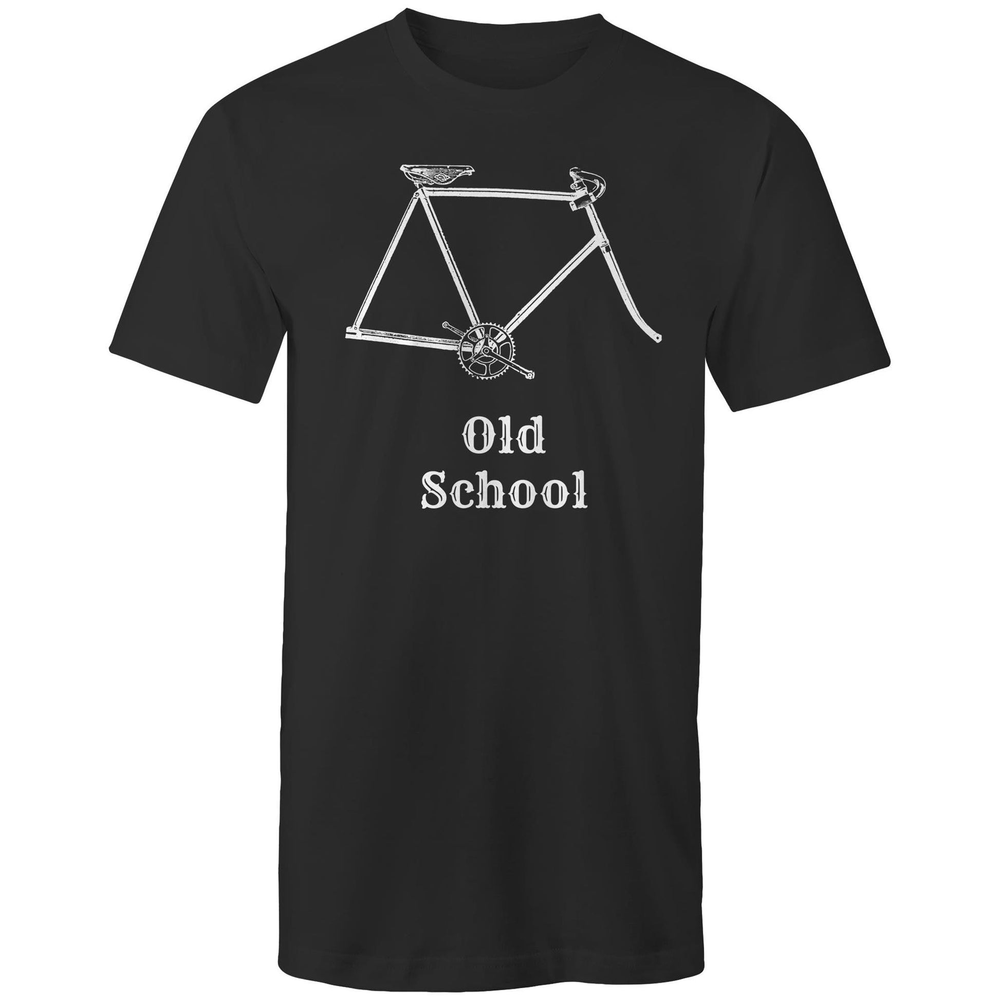 OLD SCHOOL BIKER - AS Colour - Tall Tee T-Shirt - Downscale & Healthcare from Anywhere Online Shop