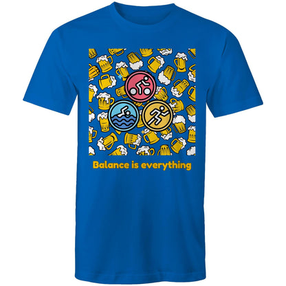 TRIATHLETE - BALANCE IS EVERYTHING - AS Colour Staple - Mens T-Shirt - Downscale & Healthcare from Anywhere Online Shop