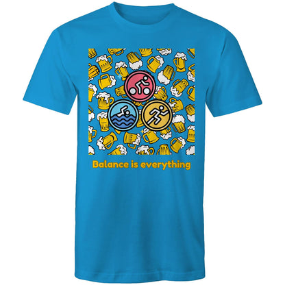 TRIATHLETE - BALANCE IS EVERYTHING - AS Colour Staple - Mens T-Shirt - Downscale & Healthcare from Anywhere Online Shop