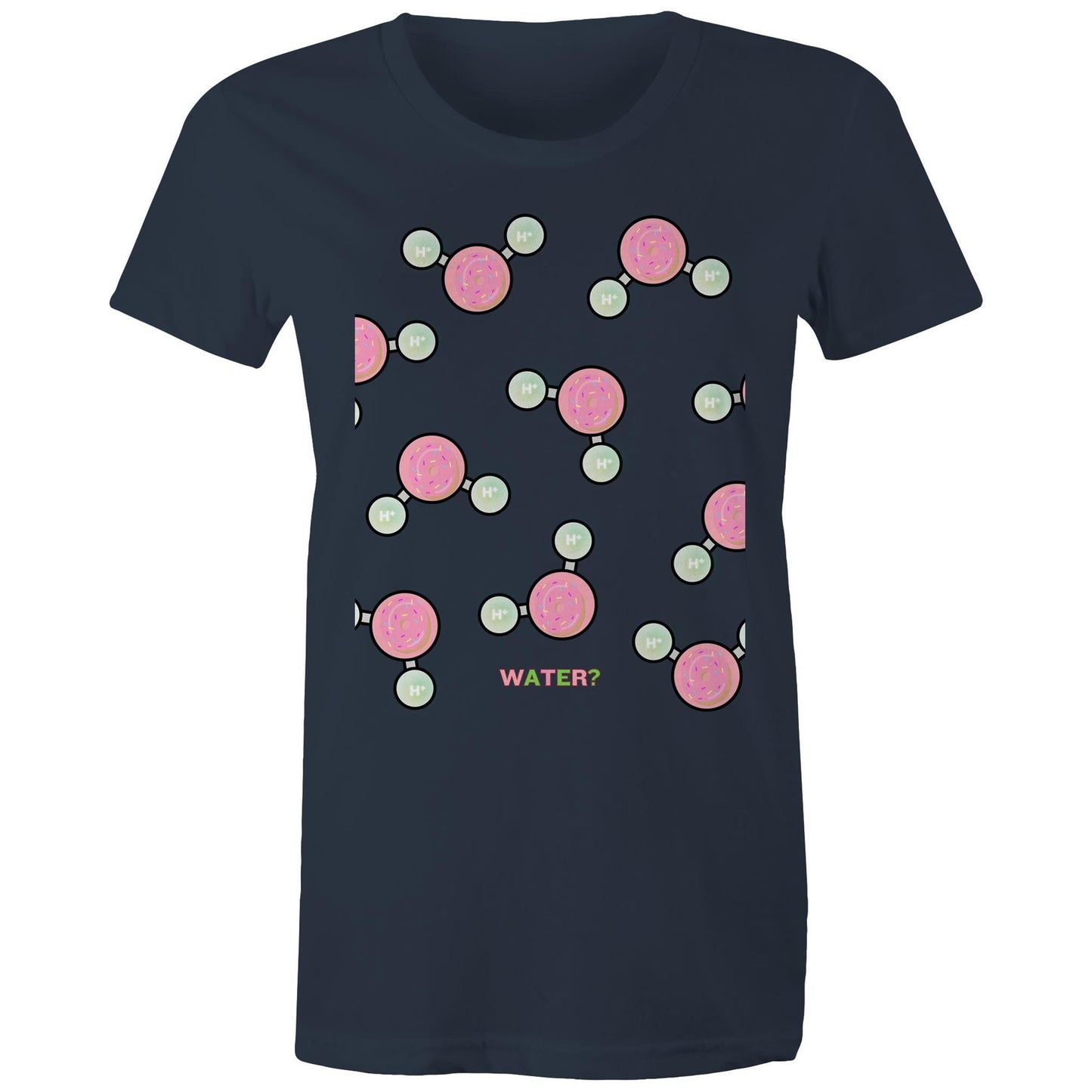 WATER OR DONUT? AS Colour - Women's Maple Tee - Downscale & Healthcare from Anywhere Online Shop