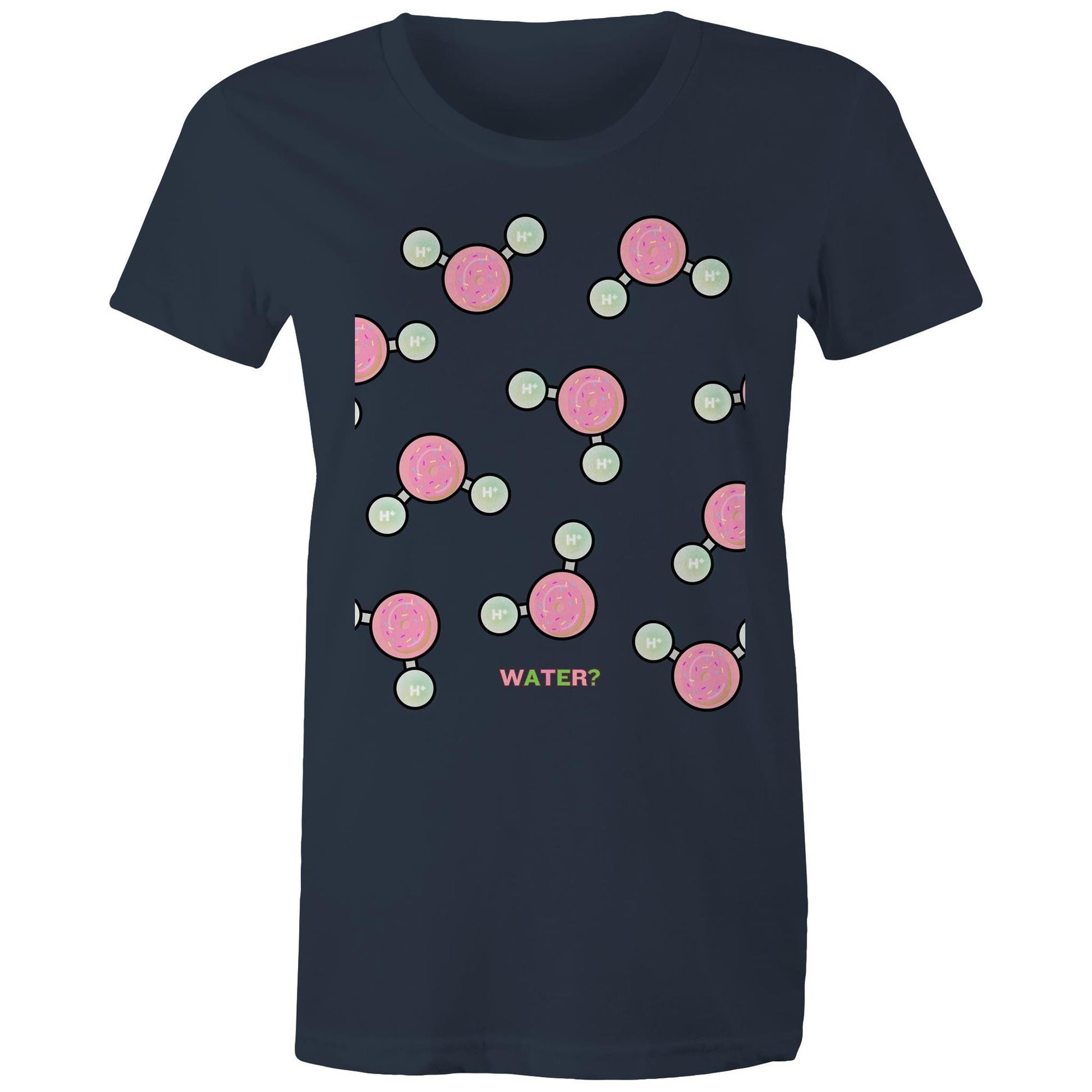 WATER OR DONUT? AS Colour - Women's Maple Tee - Downscale & Healthcare from Anywhere Online Shop