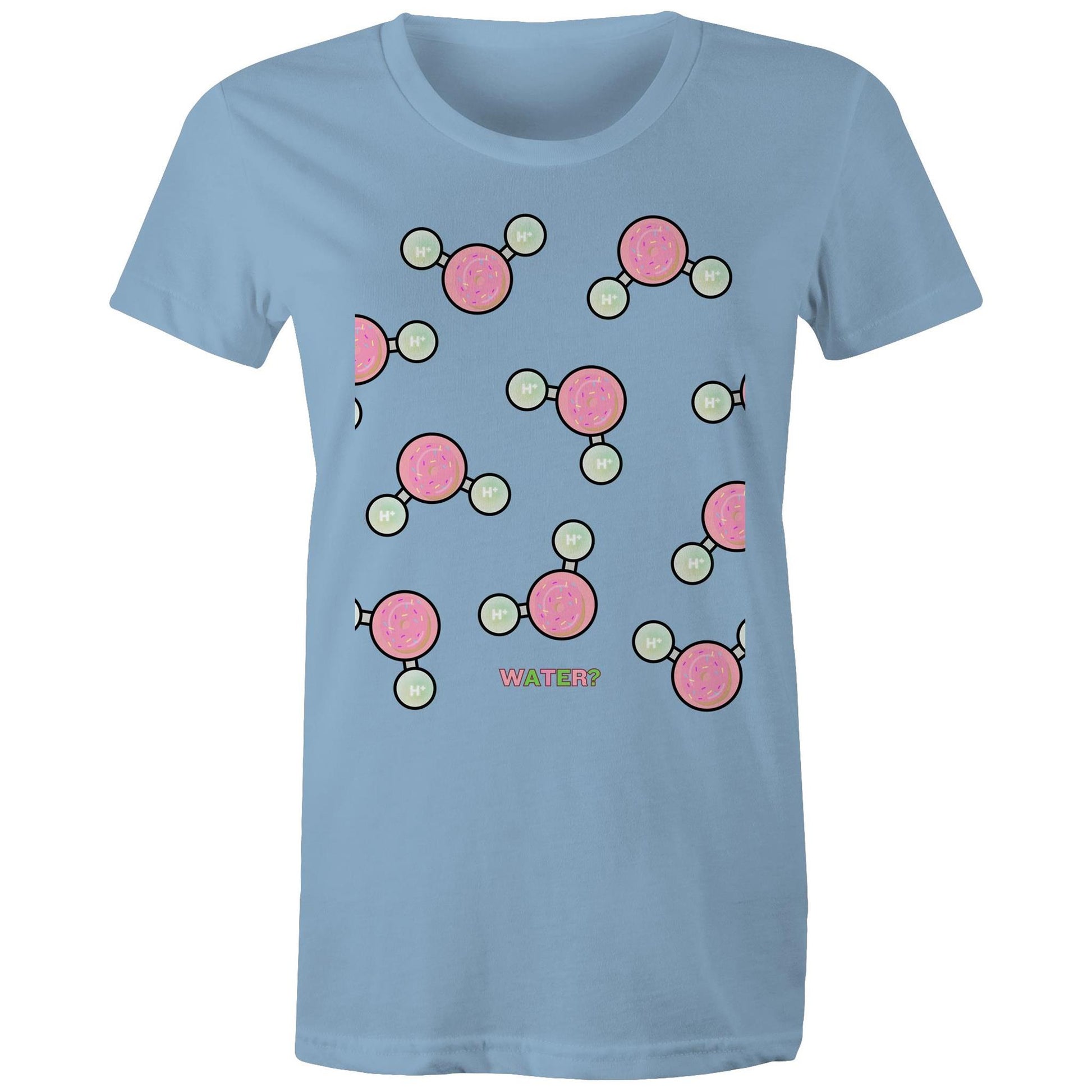WATER OR DONUT? AS Colour - Women's Maple Tee - Downscale & Healthcare from Anywhere Online Shop