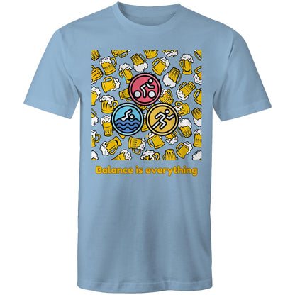 TRIATHLETE - BALANCE IS EVERYTHING - AS Colour Staple - Mens T-Shirt - Downscale & Healthcare from Anywhere Online Shop