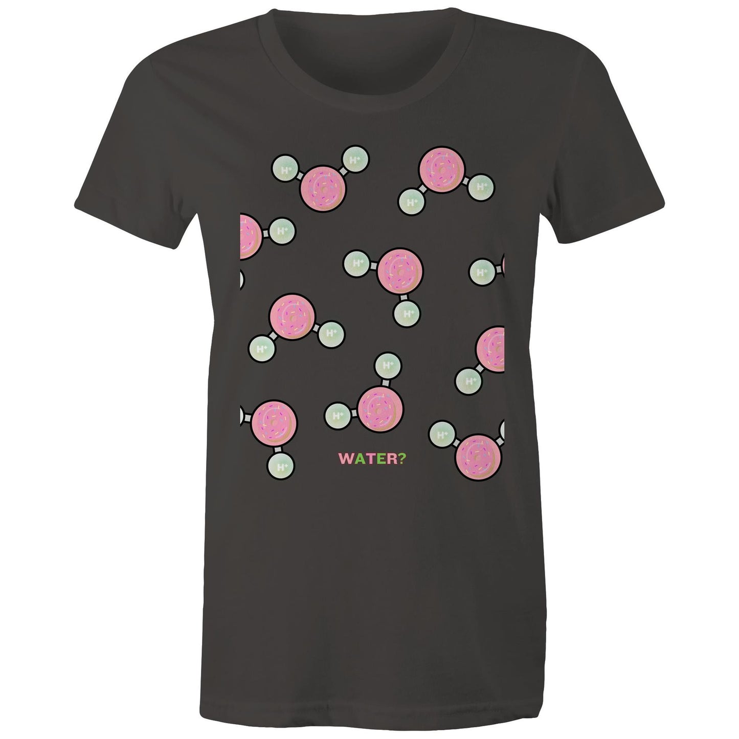 WATER OR DONUT? AS Colour - Women's Maple Tee - Downscale & Healthcare from Anywhere Online Shop