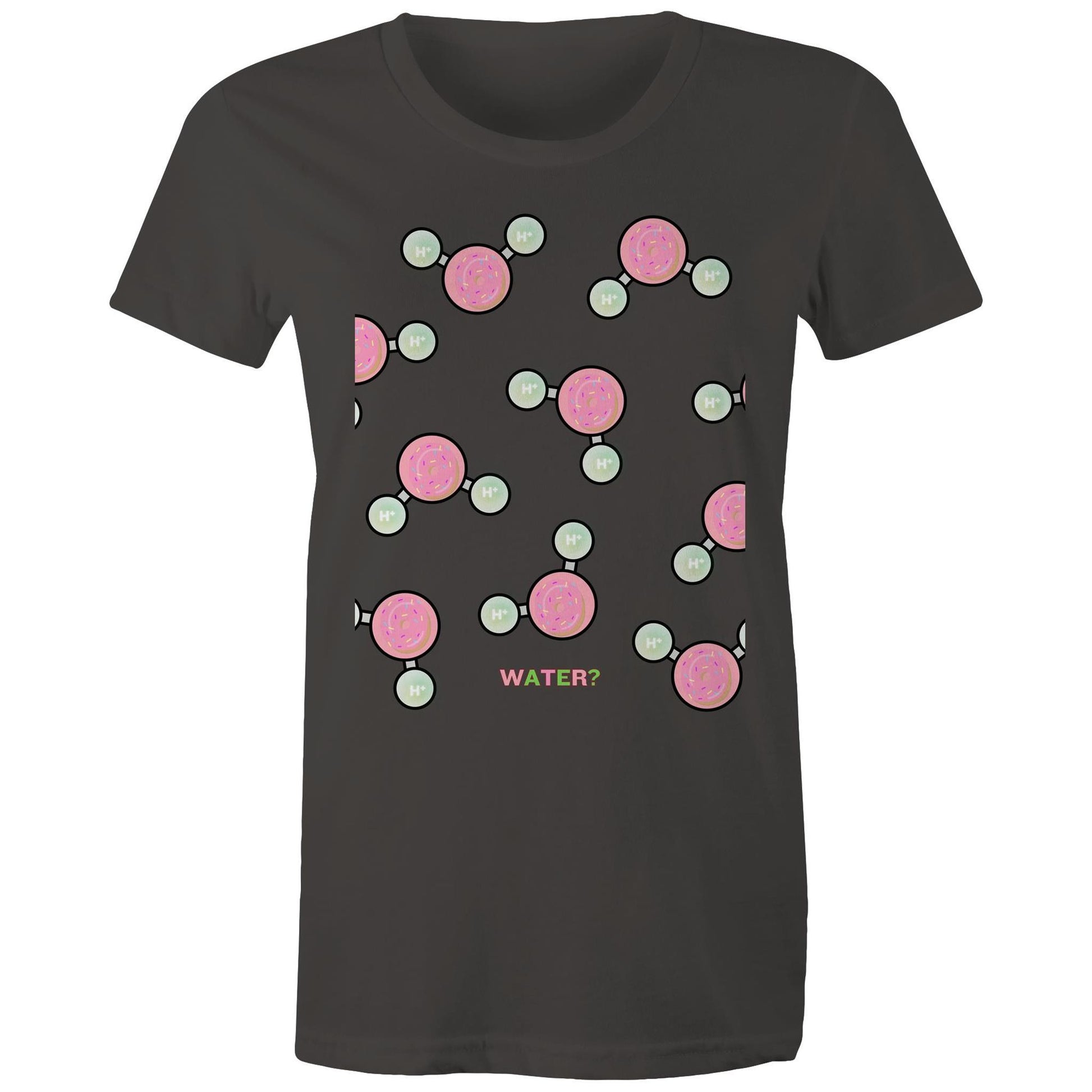 WATER OR DONUT? AS Colour - Women's Maple Tee - Downscale & Healthcare from Anywhere Online Shop