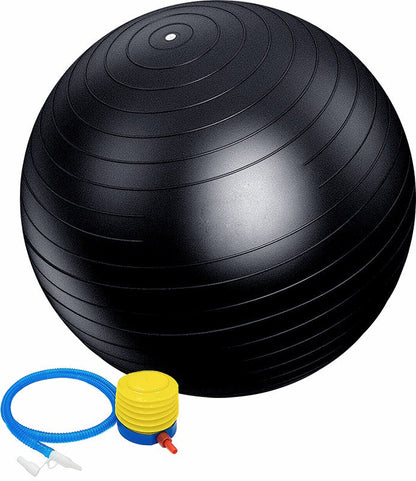 NNEDSZ Static Strength Exercise Stability Ball with Pump-0
