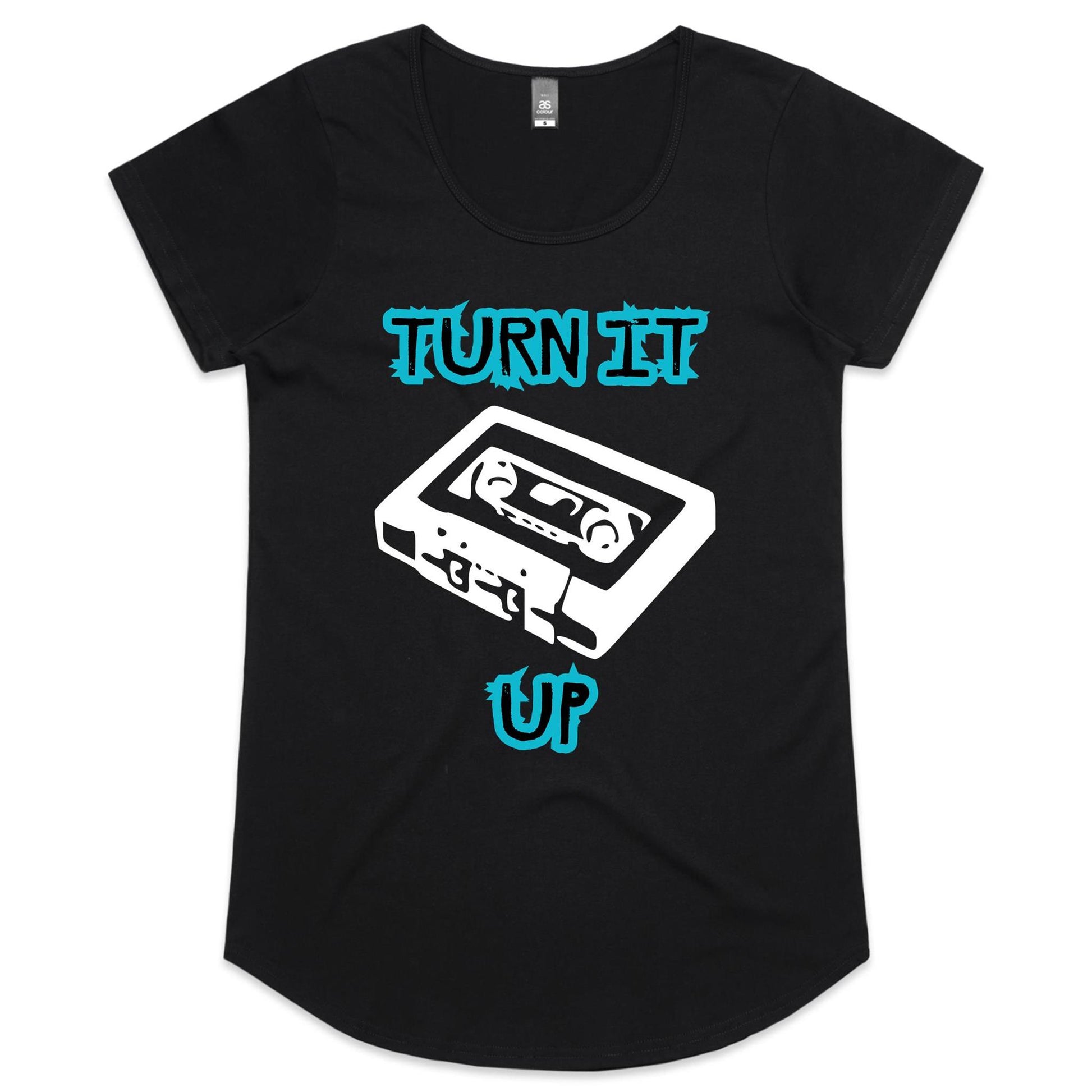 TURN IT UP! - AS Colour Mali - Womens Scoop Neck T-Shirt - Downscale & Healthcare from Anywhere Online Shop