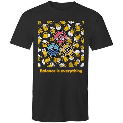 TRIATHLETE - BALANCE IS EVERYTHING - AS Colour Staple - Mens T-Shirt - Downscale & Healthcare from Anywhere Online Shop