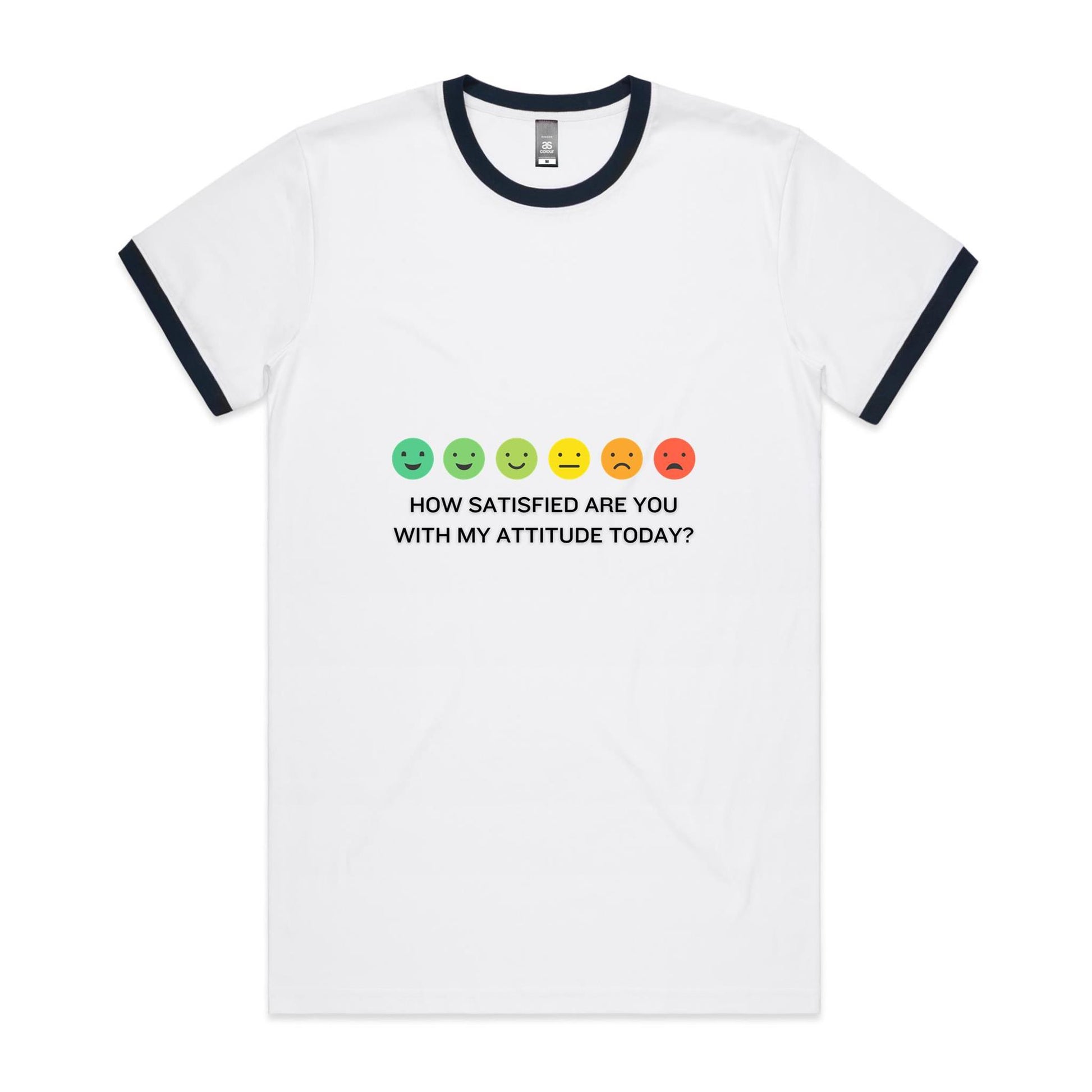 SATISFACTION LEVEL - AS Colour Staple Ringer Tee - Downscale & Healthcare from Anywhere Online Shop
