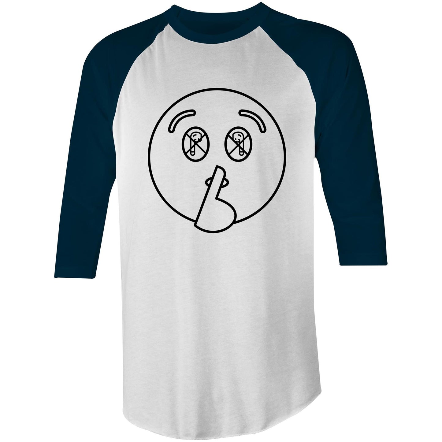 SHH - AS Colour Raglan - 3/4 Sleeve T-Shirt - Downscale & Healthcare from Anywhere Online Shop