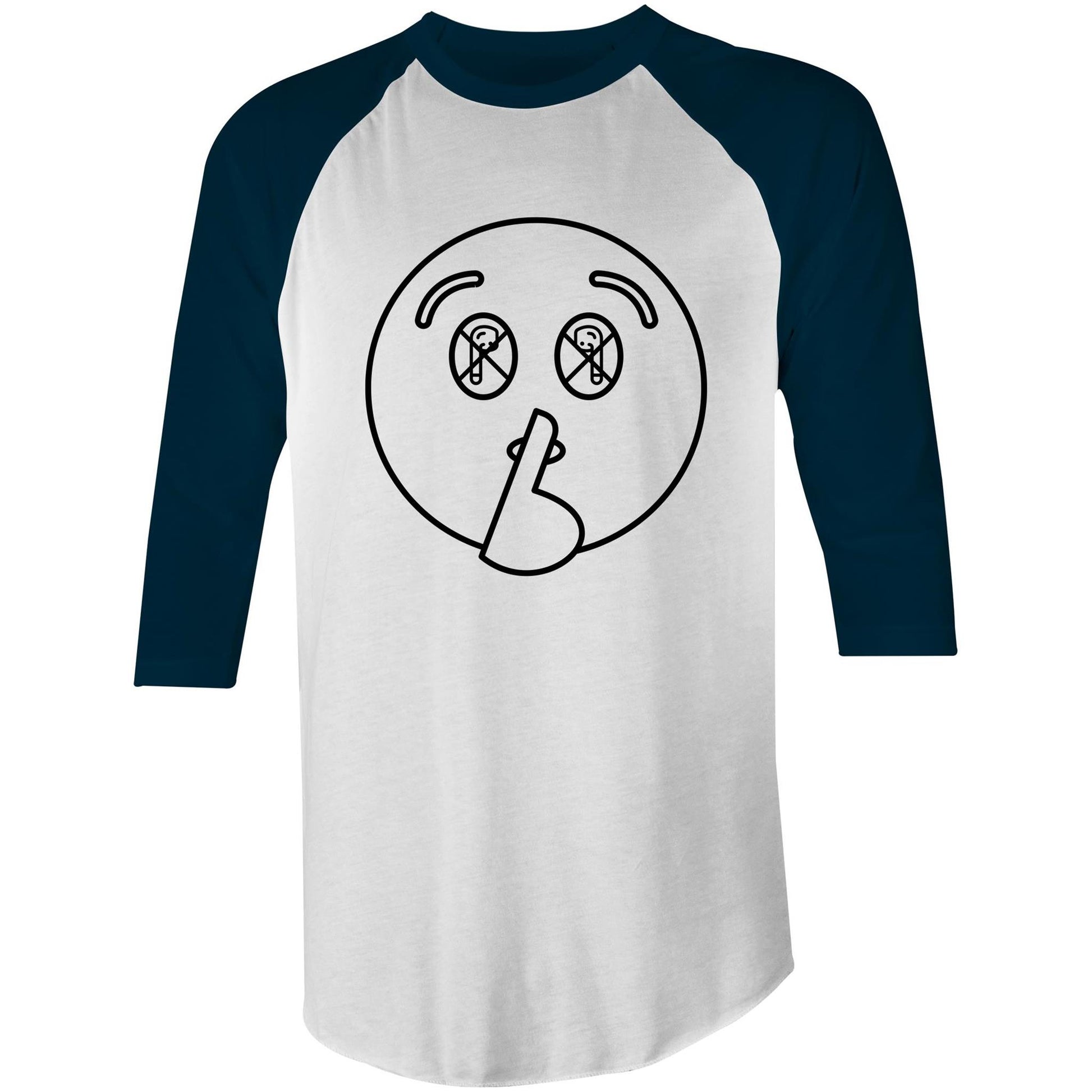 SHH - AS Colour Raglan - 3/4 Sleeve T-Shirt - Downscale & Healthcare from Anywhere Online Shop