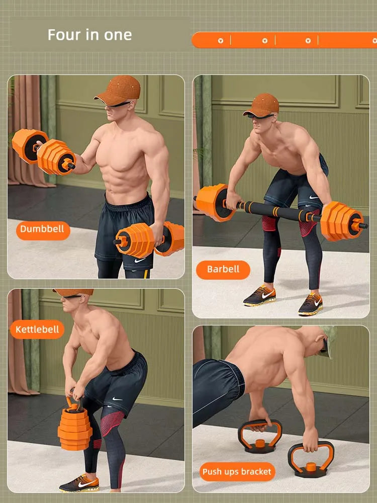 NNEOBA 4-in-1 Adjustable Dumbbell Fitness Equipment-1