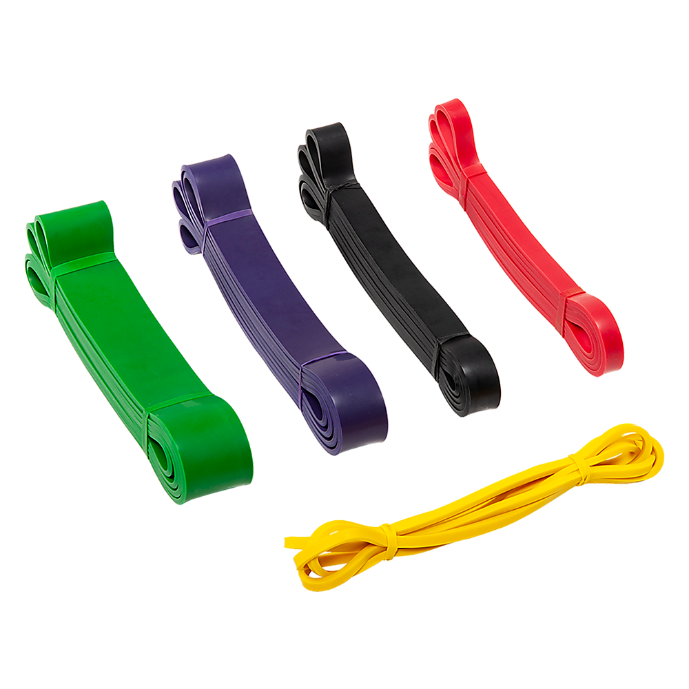 NNEDSZ Resistance Band Loop Set of 5 Heavy Duty Gym Yoga Workout-3