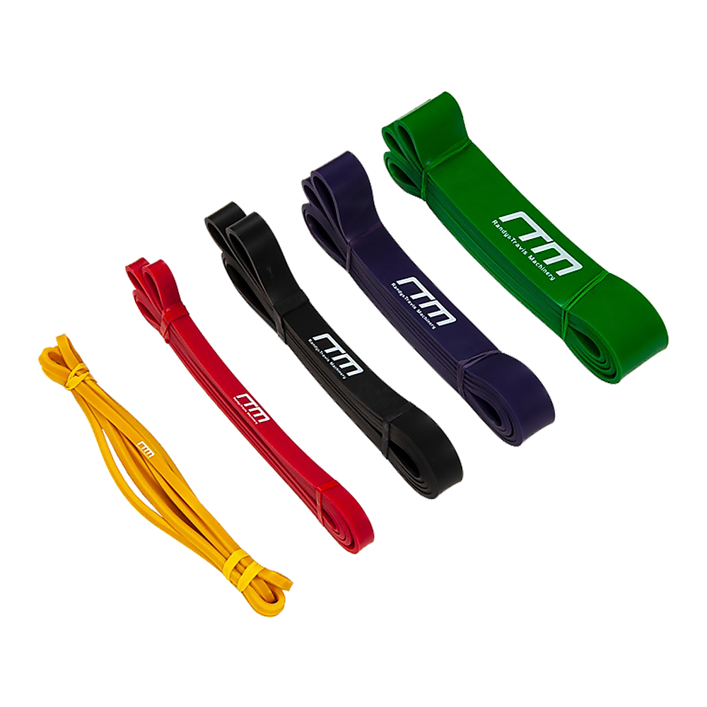 NNEDSZ Resistance Band Loop Set of 5 Heavy Duty Gym Yoga Workout-0