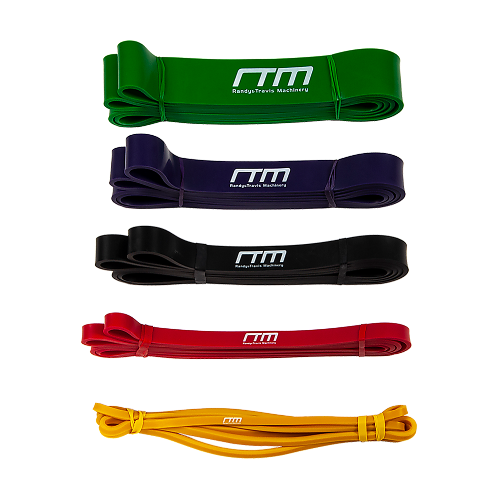NNEDSZ Resistance Band Loop Set of 5 Heavy Duty Gym Yoga Workout-4