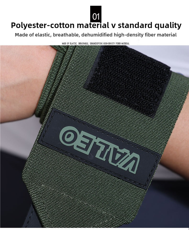NNEDSZ 1 Pair Grey Heavy-Duty Gym Wrist Wraps for Weightlifting, Powerlifting, and Injury Prevention-2