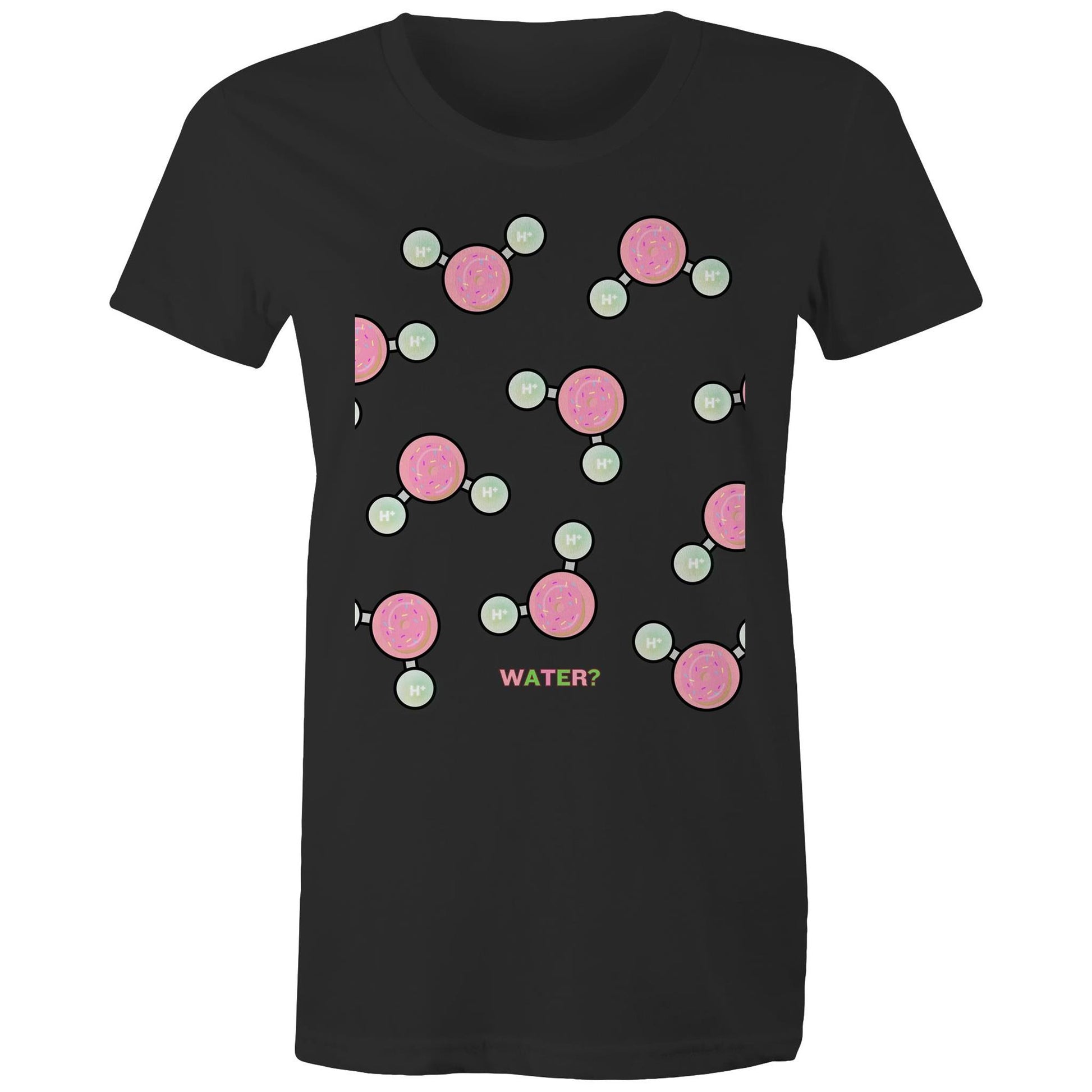 WATER OR DONUT? AS Colour - Women's Maple Tee - Downscale & Healthcare from Anywhere Online Shop
