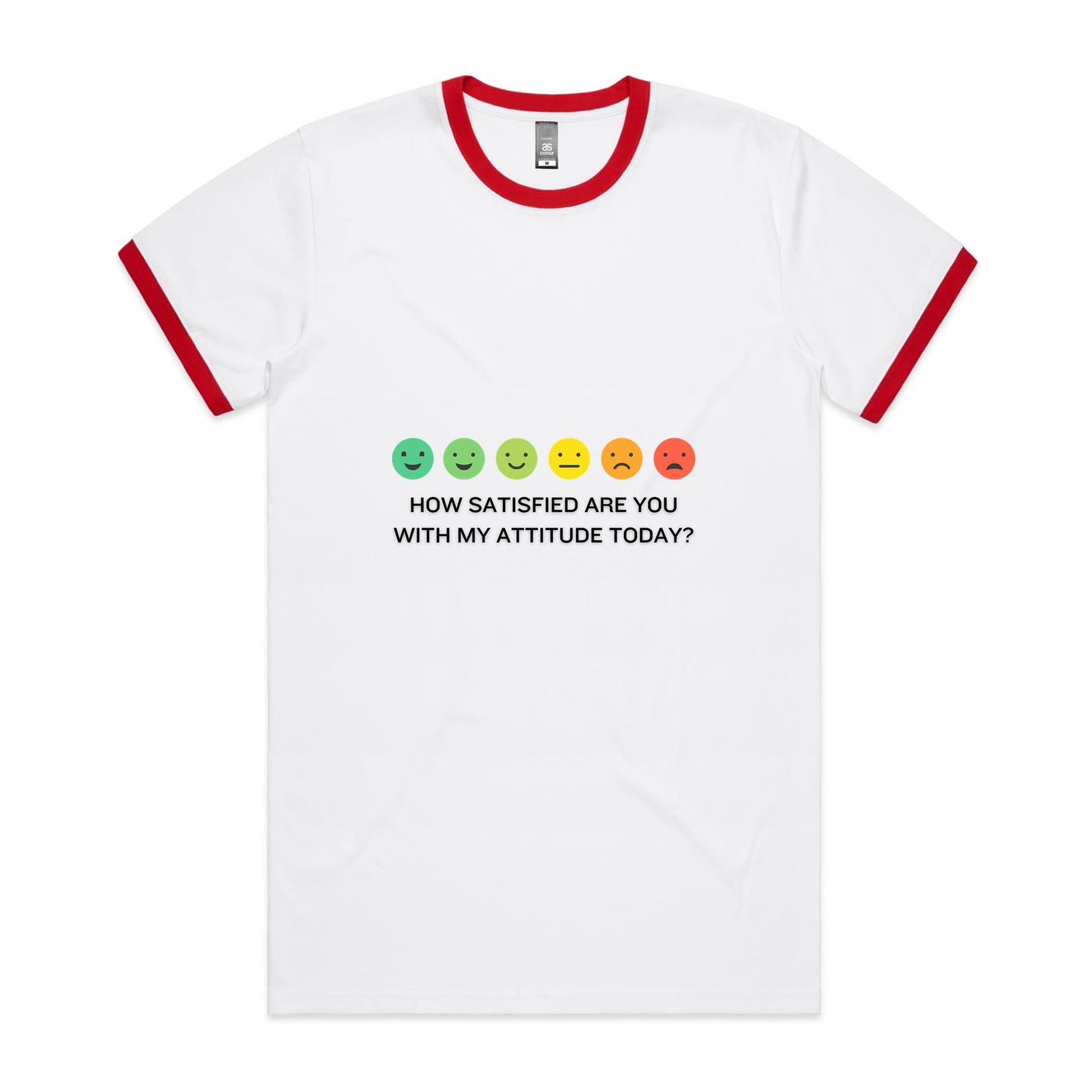 SATISFACTION LEVEL - AS Colour Staple Ringer Tee - Downscale & Healthcare from Anywhere Online Shop