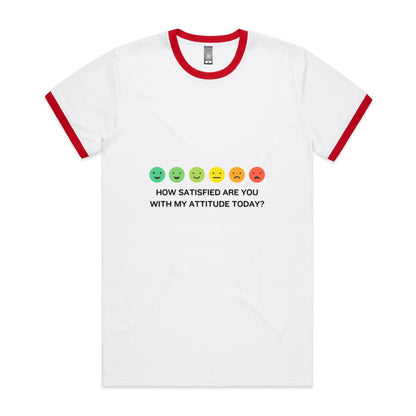 SATISFACTION LEVEL - AS Colour Staple Ringer Tee - Downscale & Healthcare from Anywhere Online Shop