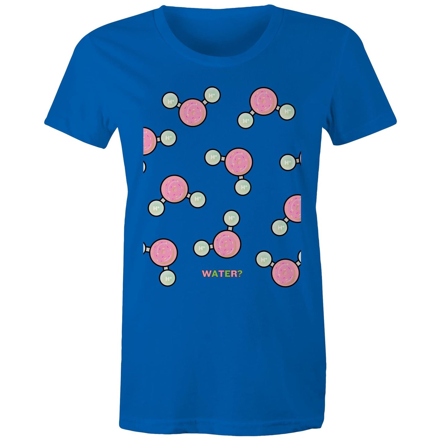 WATER OR DONUT? AS Colour - Women's Maple Tee - Downscale & Healthcare from Anywhere Online Shop