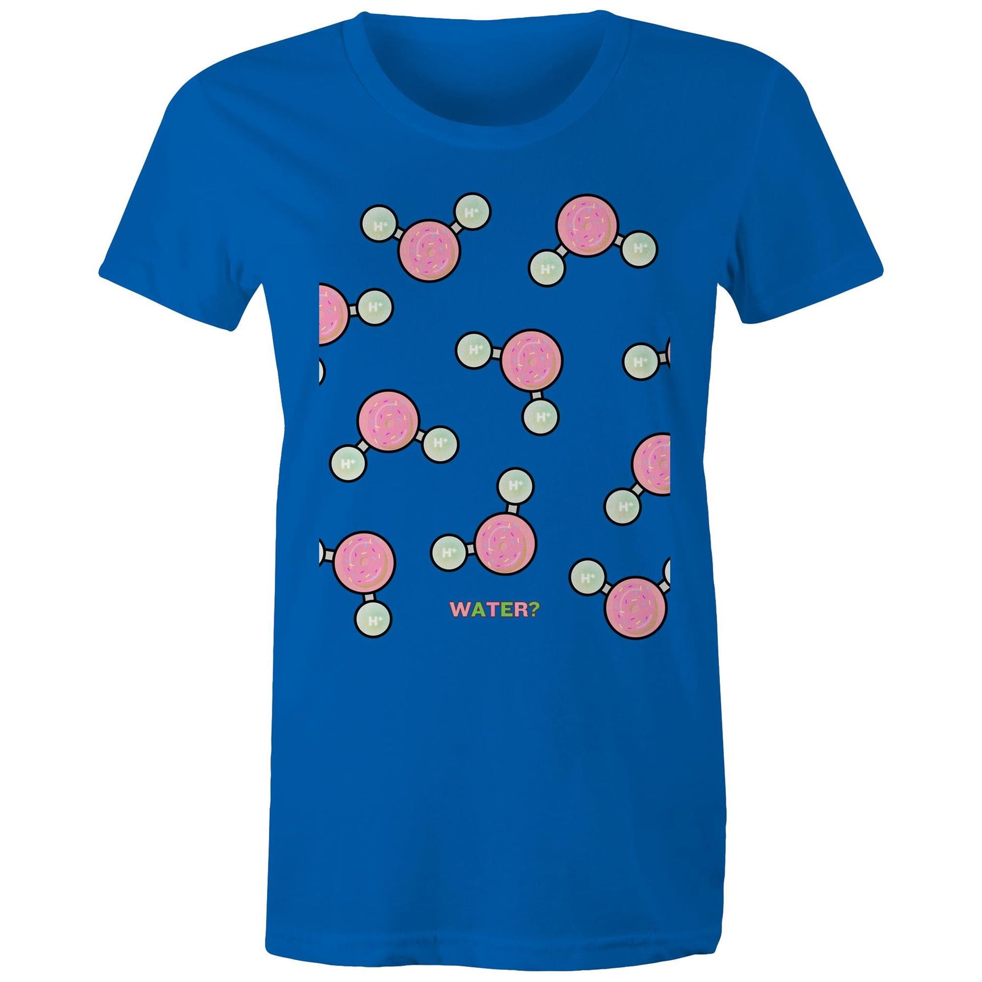 WATER OR DONUT? AS Colour - Women's Maple Tee - Downscale & Healthcare from Anywhere Online Shop