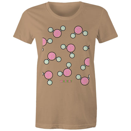 WATER OR DONUT? AS Colour - Women's Maple Tee - Downscale & Healthcare from Anywhere Online Shop
