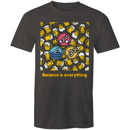 TRIATHLETE - BALANCE IS EVERYTHING - AS Colour Staple - Mens T-Shirt - Downscale & Healthcare from Anywhere Online Shop