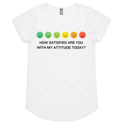 ATTITUDE RATING - AS Colour Mali - Womens Scoop Neck T-Shirt - Downscale & Healthcare from Anywhere Online Shop