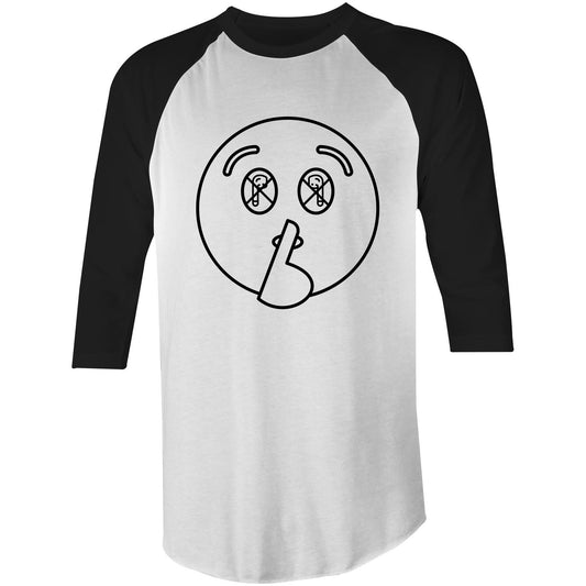 SHH - AS Colour Raglan - 3/4 Sleeve T-Shirt - Downscale & Healthcare from Anywhere Online Shop