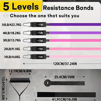NNETM 16pcs Resistance Bands Set-3