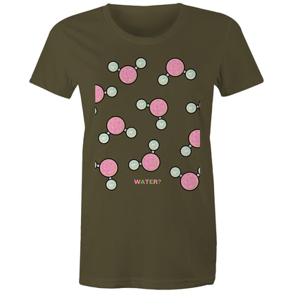 WATER OR DONUT? AS Colour - Women's Maple Tee - Downscale & Healthcare from Anywhere Online Shop