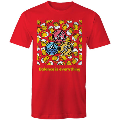 TRIATHLETE - BALANCE IS EVERYTHING - AS Colour Staple - Mens T-Shirt - Downscale & Healthcare from Anywhere Online Shop